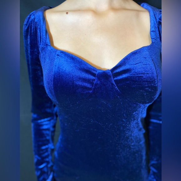 Lily Rose dress, velvet like mini dress size 8 - Picture 11 of 16